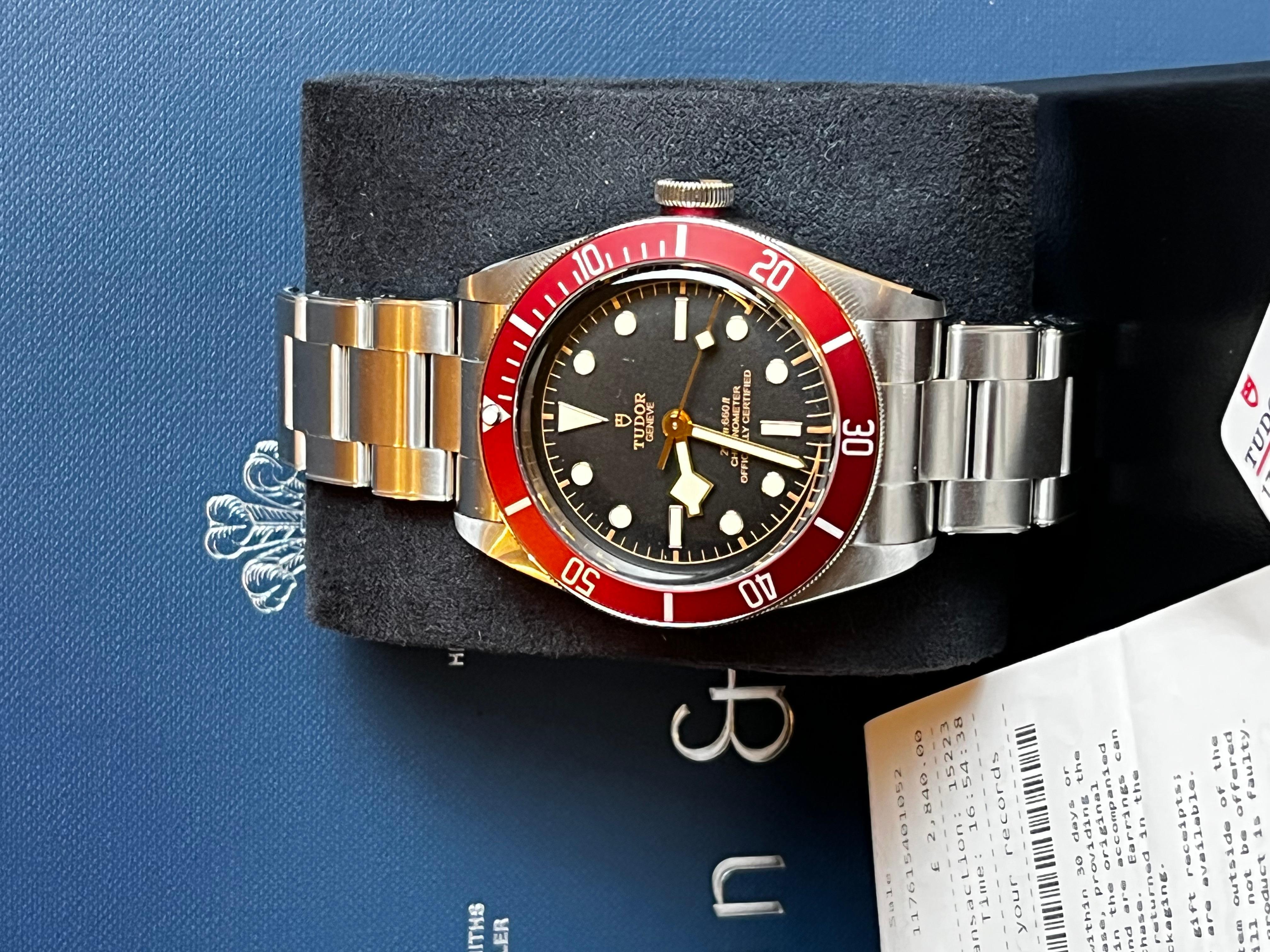 Brand New Tudor Black Bay Supplied by Mappin & Webb For Sale 8