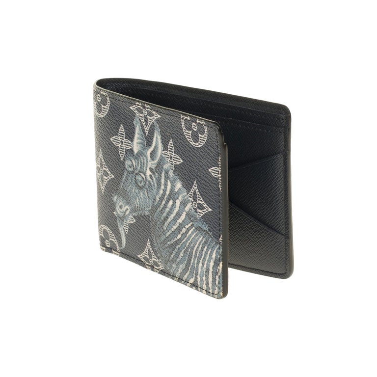 Ultra sought after limited edition / Louis Vuitton Chapman Brothers Zebra  wallet in coated canvas and leather, New condition