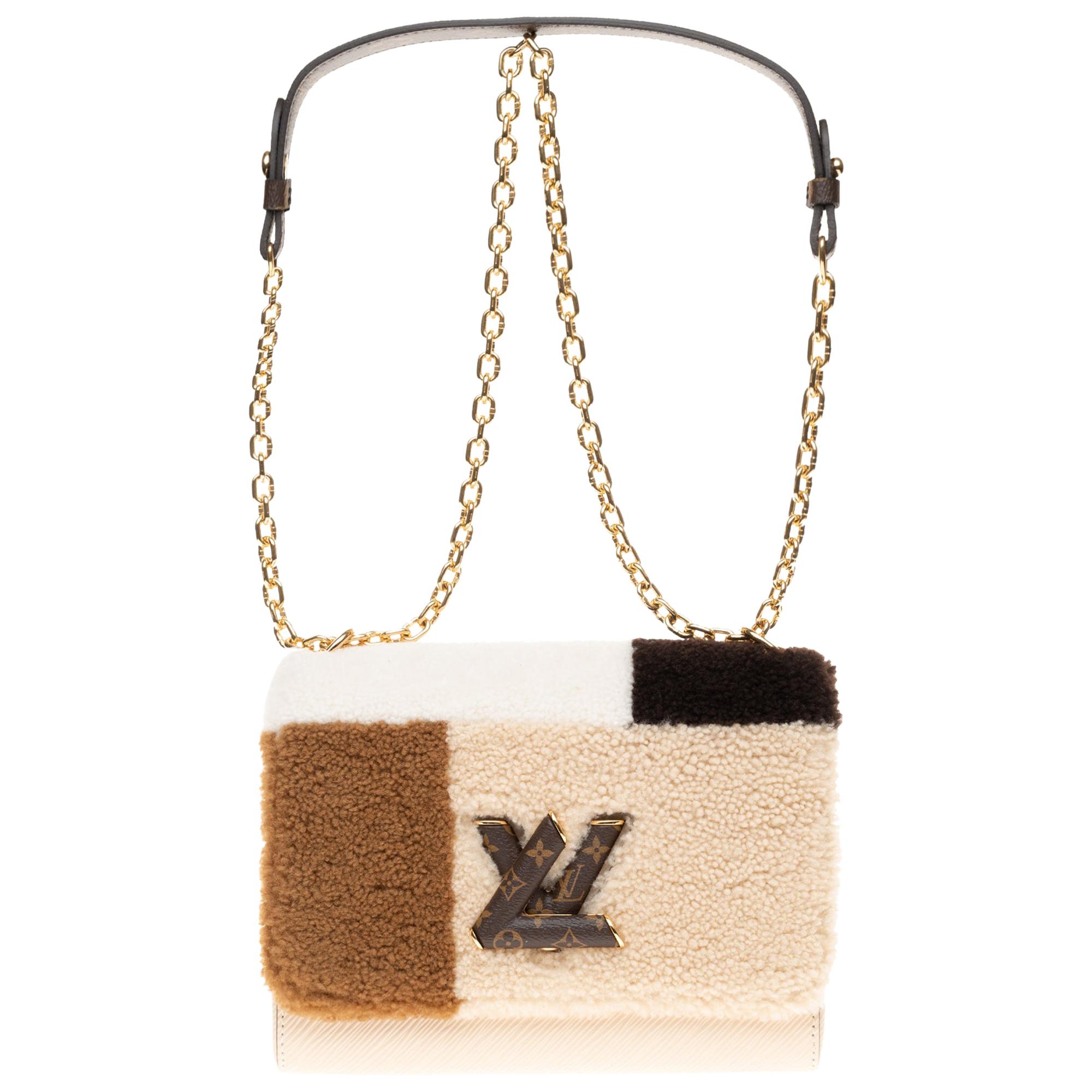 BRAND NEW ultra Limited Edition Louis Vuitton Twist Teddy Fleece MM handbag