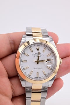 Brand New Unworn 126303 Rolex Datejust Two Tone White Dial With Card 2024