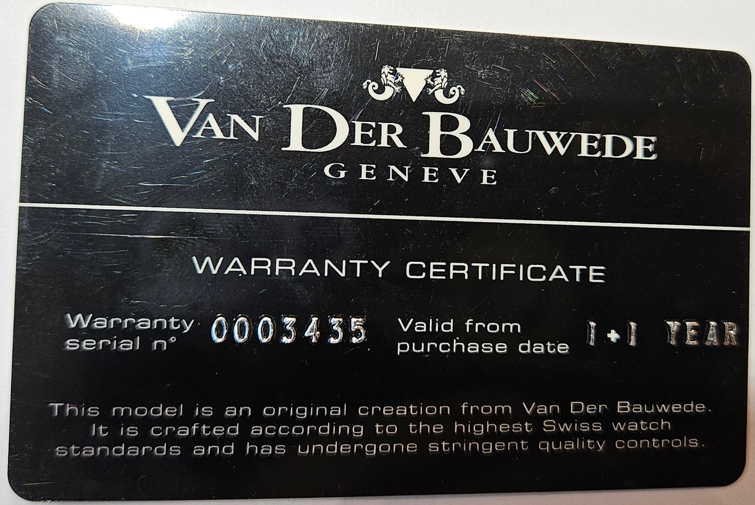 Van De Bauwede Legend en argent serti de diamants, neuf en vente 8