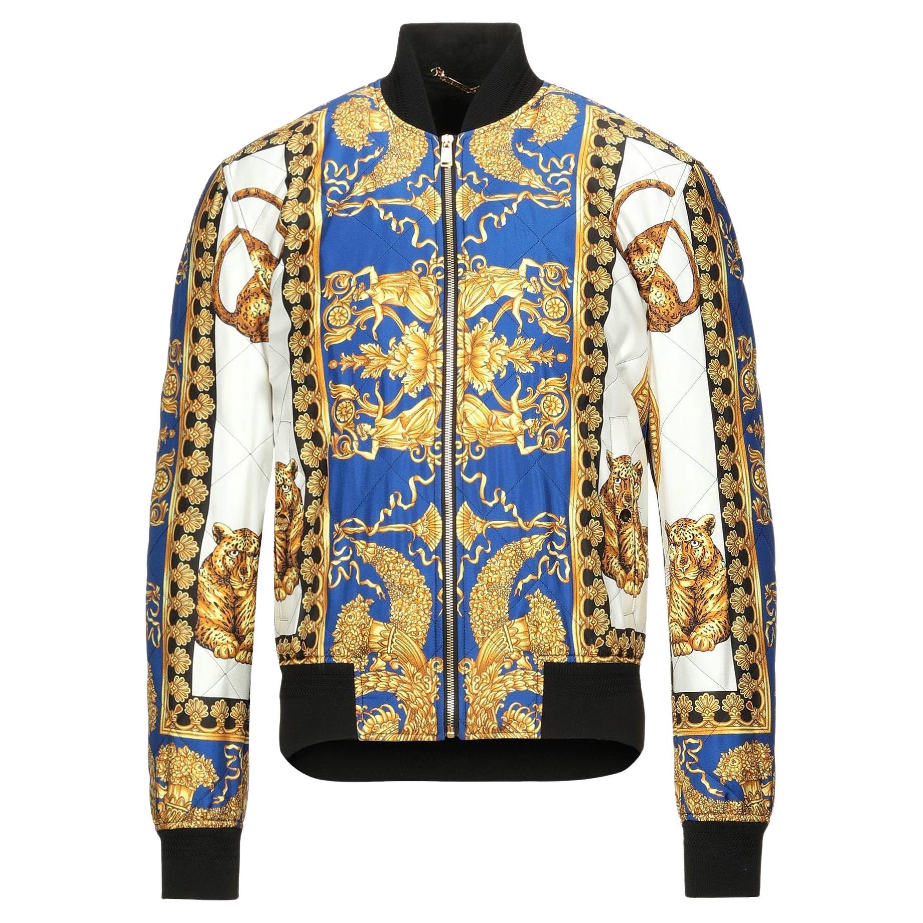 Brand NEW VERSACE BOMBER JACKET For Sale at 1stDibs