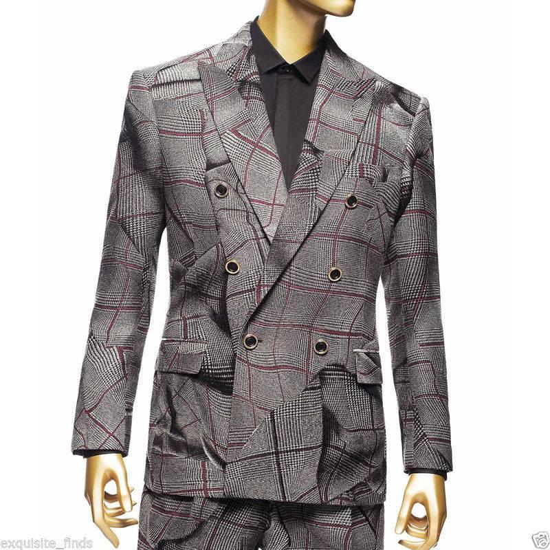 BRAND NEW VERSACE DOUBLE BREASTED WINDOWPANE TAILOR MADE SUIT for MEN


Versace has taken an edgier approach to the windowpane, by adding curved lines that further emphasize the way the suit hugs a man’s frame.

IT Size 50 - US 40

Brand new, with