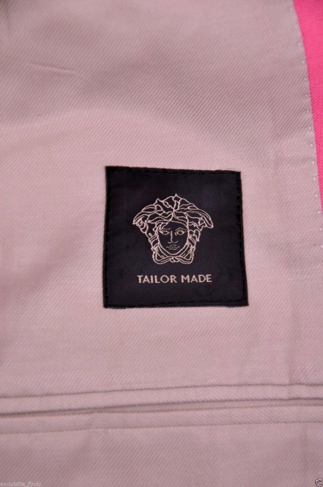 BRAND NEW VERSACE TAILOR MADE PINK LINEN SUIT for MEN at 1stDibs ...