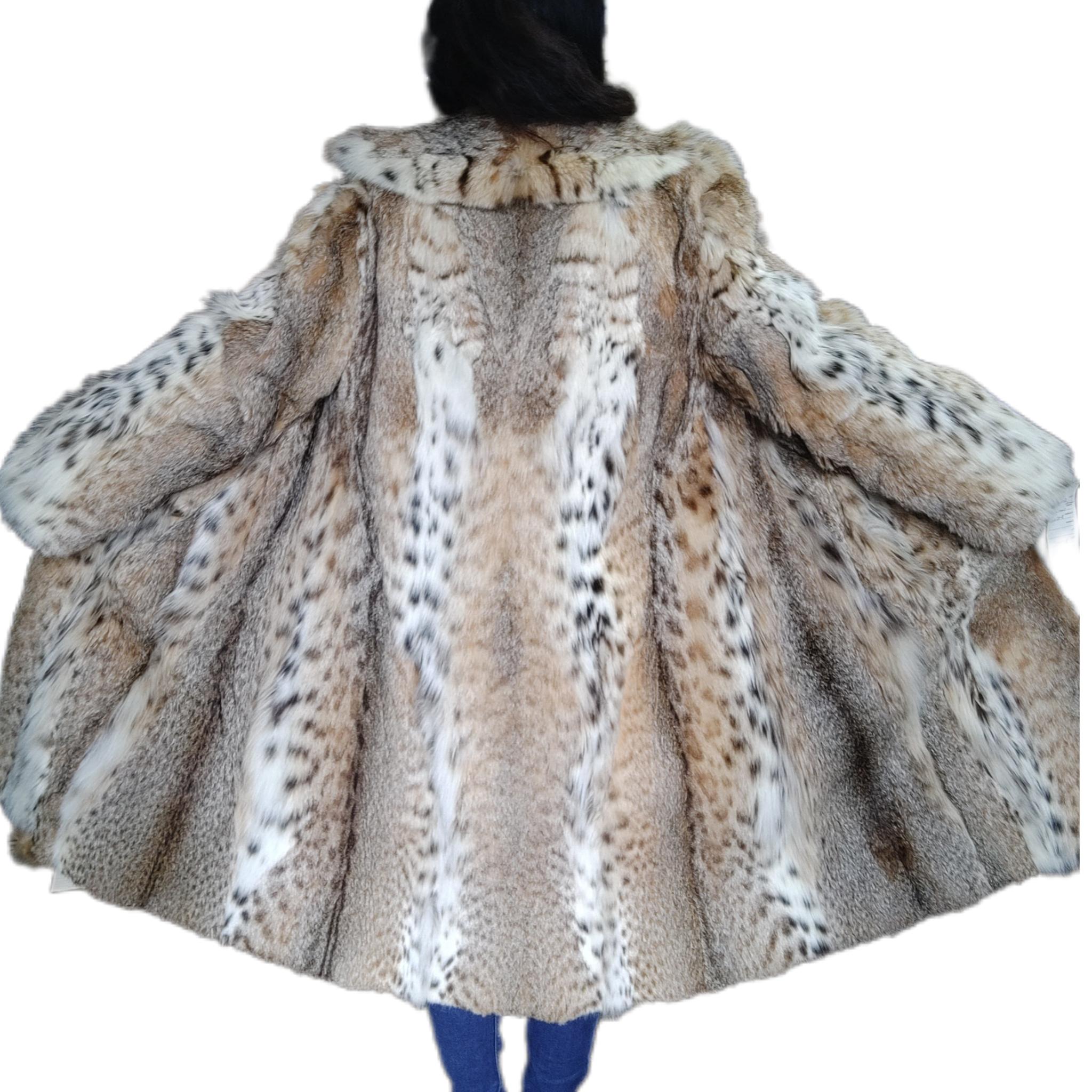 Brand new Vintage lynx fur coat size 4-6 4