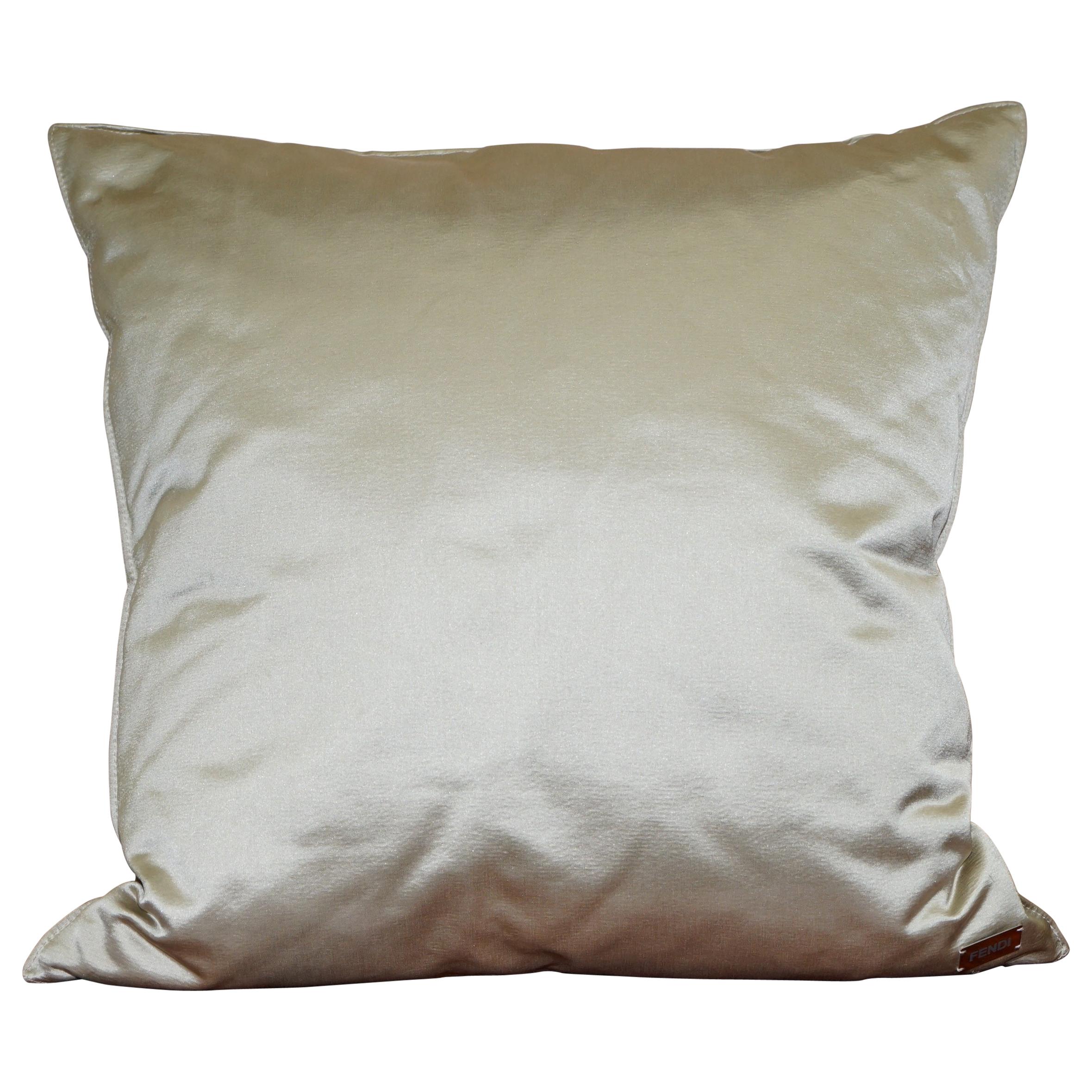 Brand New with Tags Fendi Swarovski Crystal Casa Italy Sofa Cushion Large Size