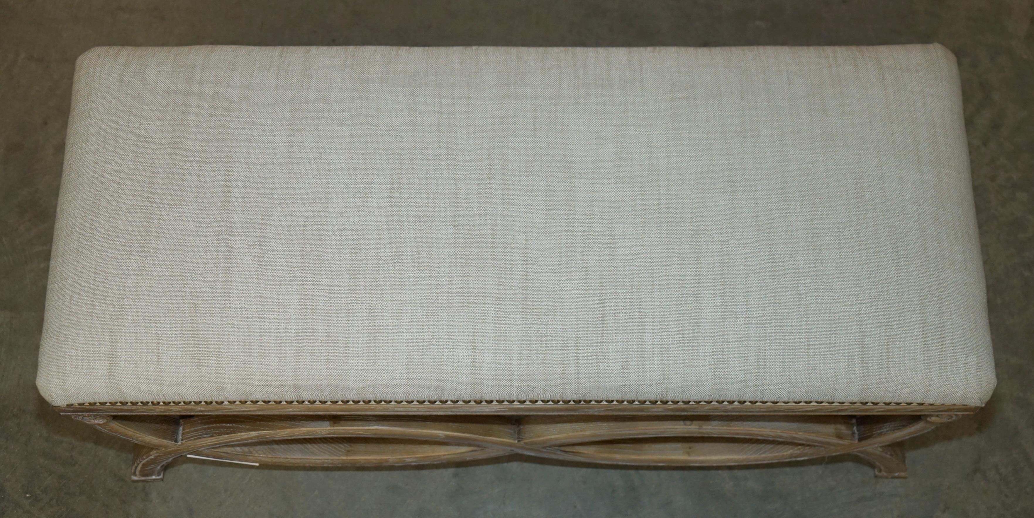 Royal House Antiques

Royal House Antiques is delighted to offer for sale this lovely brand new exdisplay Regency style Window Bench, Dressing table or Piano stool with a carved Beech wood frame and Oatmeal upholstery 

Please note the delivery fee