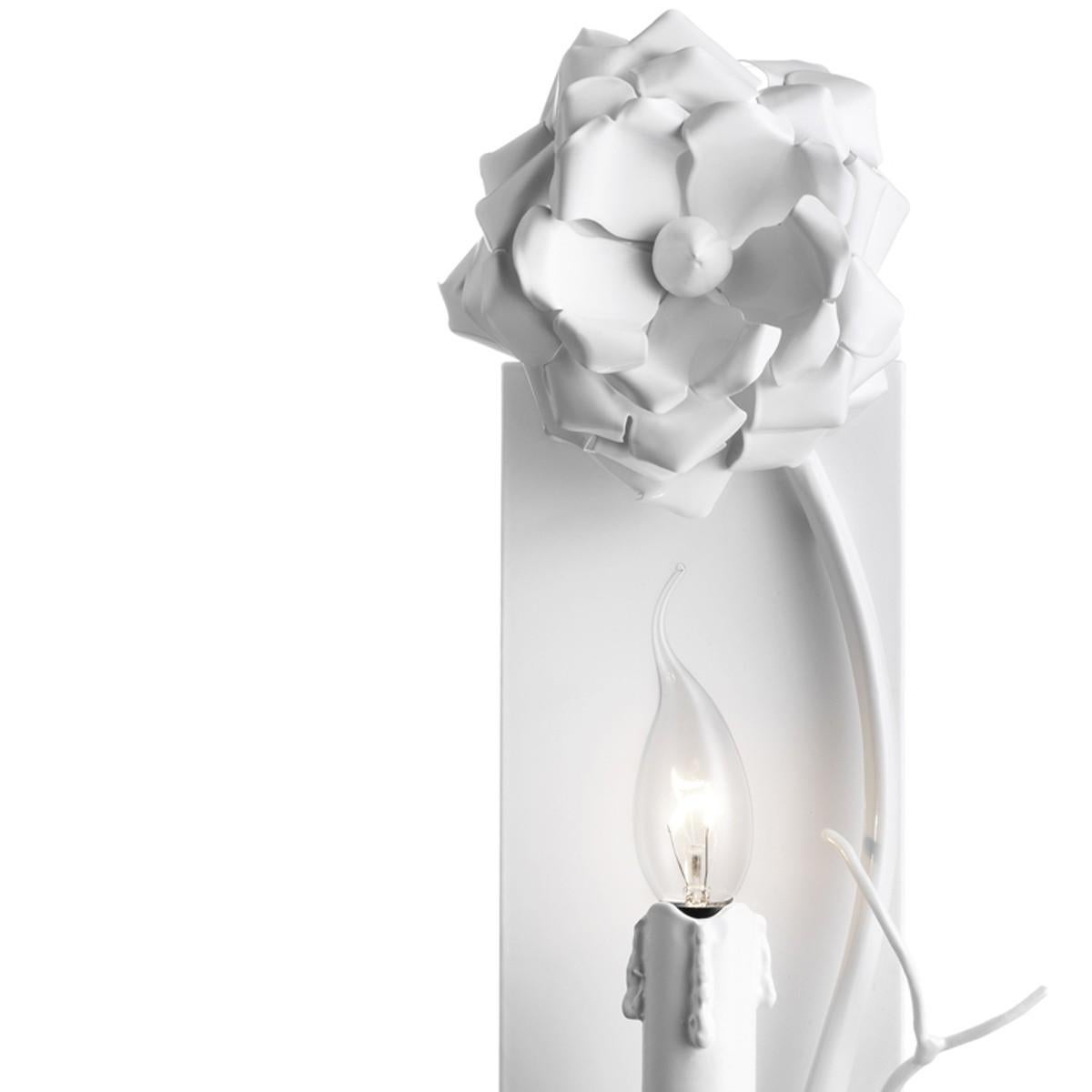Contemporary Brand van Egmond Love You Love You Not Sconce Wall Lamp White Rose Minimal 