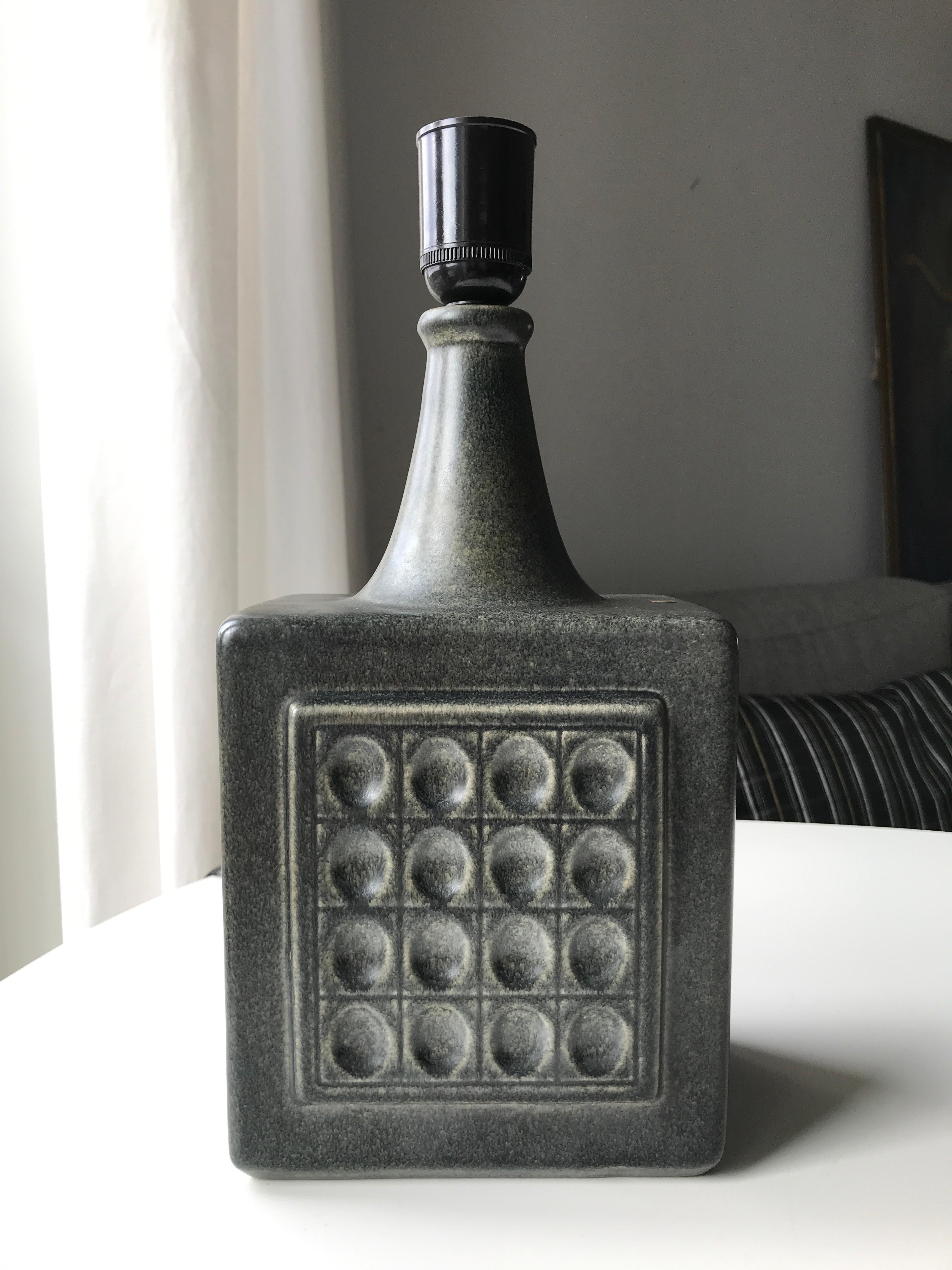 Hand-Crafted Brandi Keramik Vejbystrand Table Lamp For Sale
