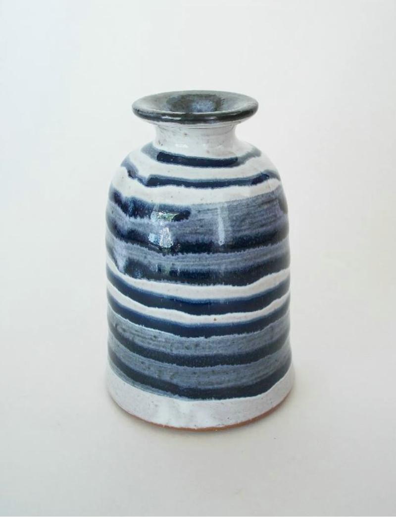 Mid-Century moderno BRANDL - Vaso in miniatura in Studio Pottery smaltato - Firmato - Austria - 20th Century Studios in vendita