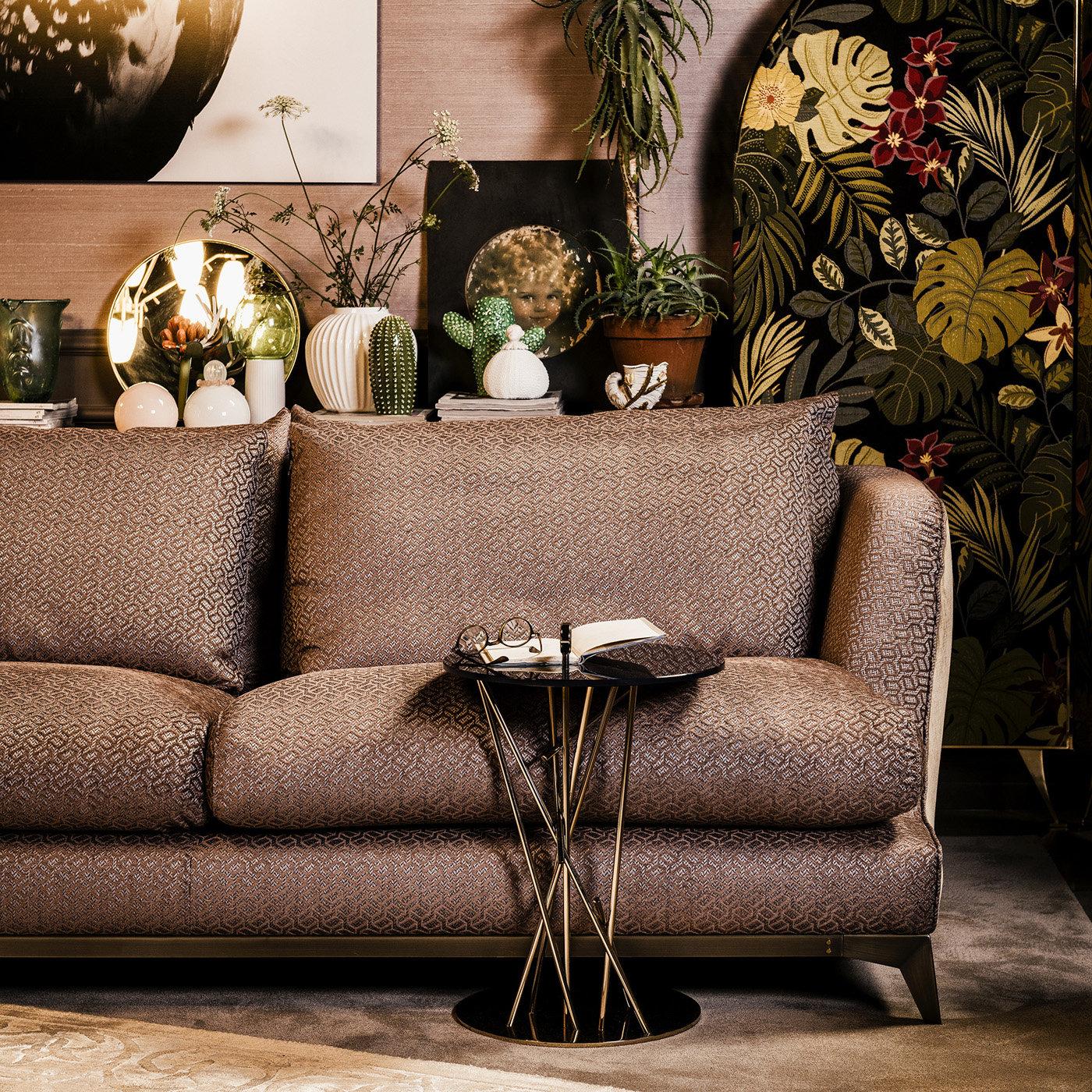 Contemporary Brando Brown Sofa For Sale