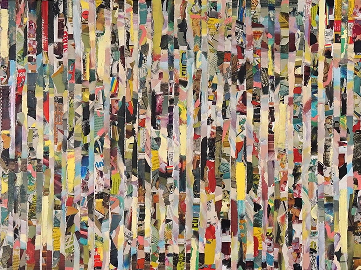 Brandon Altman Abstract Painting - Countless Corridors