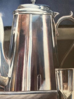 Drink Afternoon Drink (peinture de nature morte photoréaliste contemporaine Super- Realism)