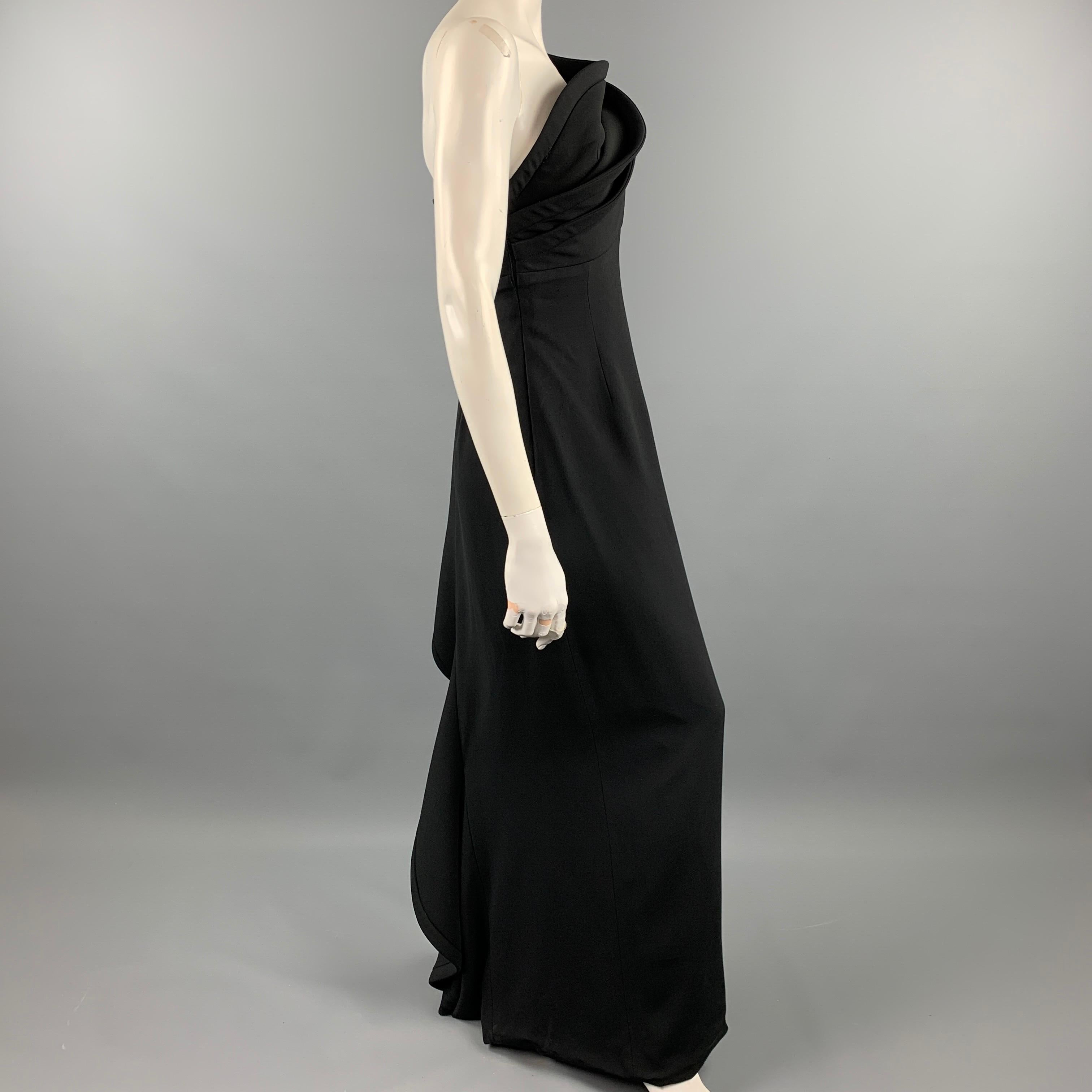 brandon maxwell black dress