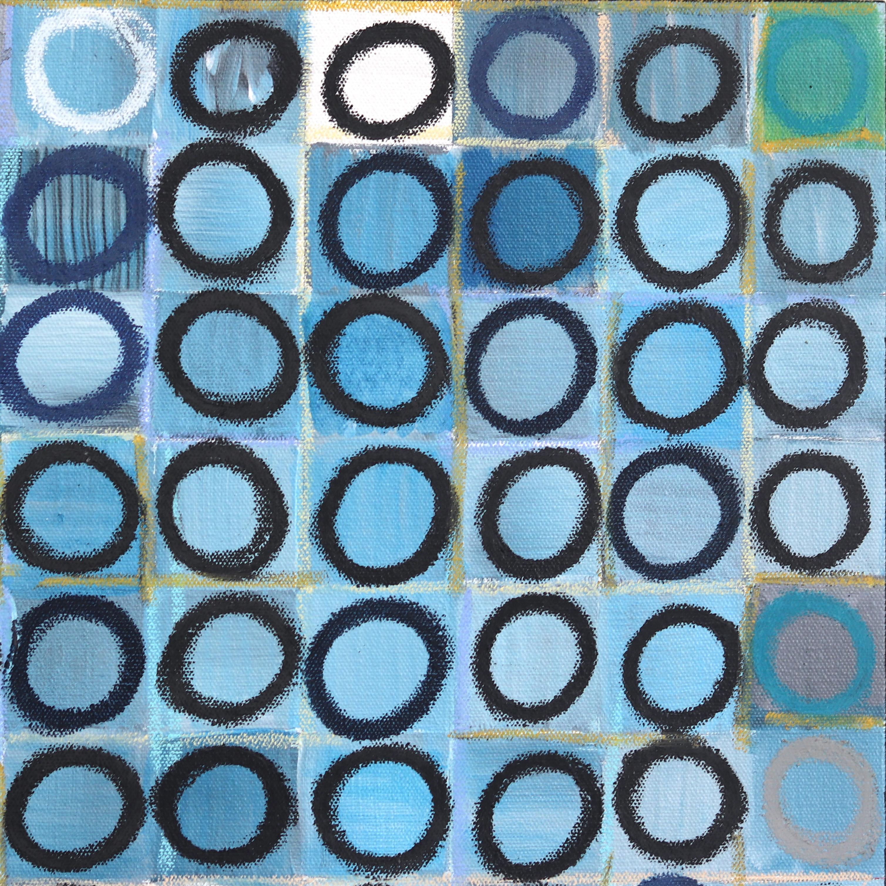 169 Circles - Abstract Geometric Original Painting For Sale 3