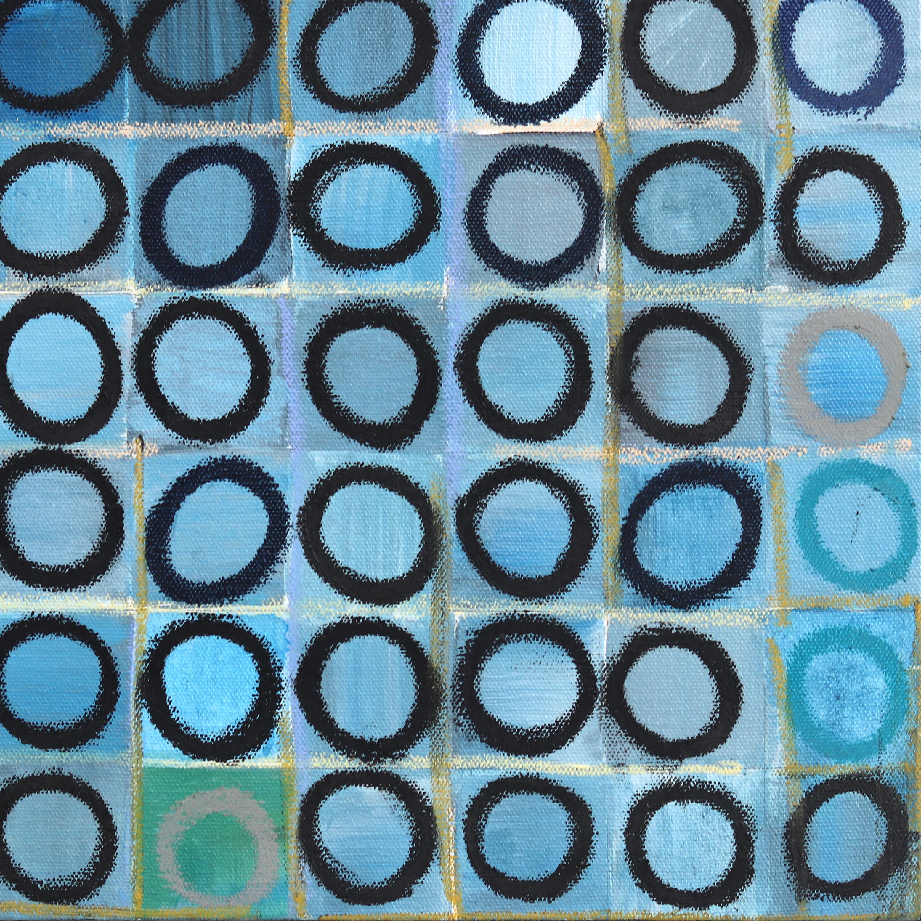 169 Circles - Abstract Geometric Original Painting For Sale 6