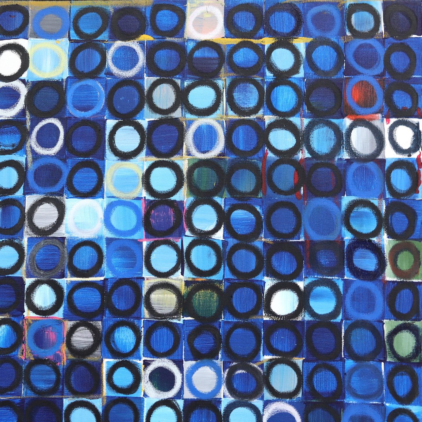 540 Circles  - Abstract Geometric Mixed Media Art by Brandon Neher