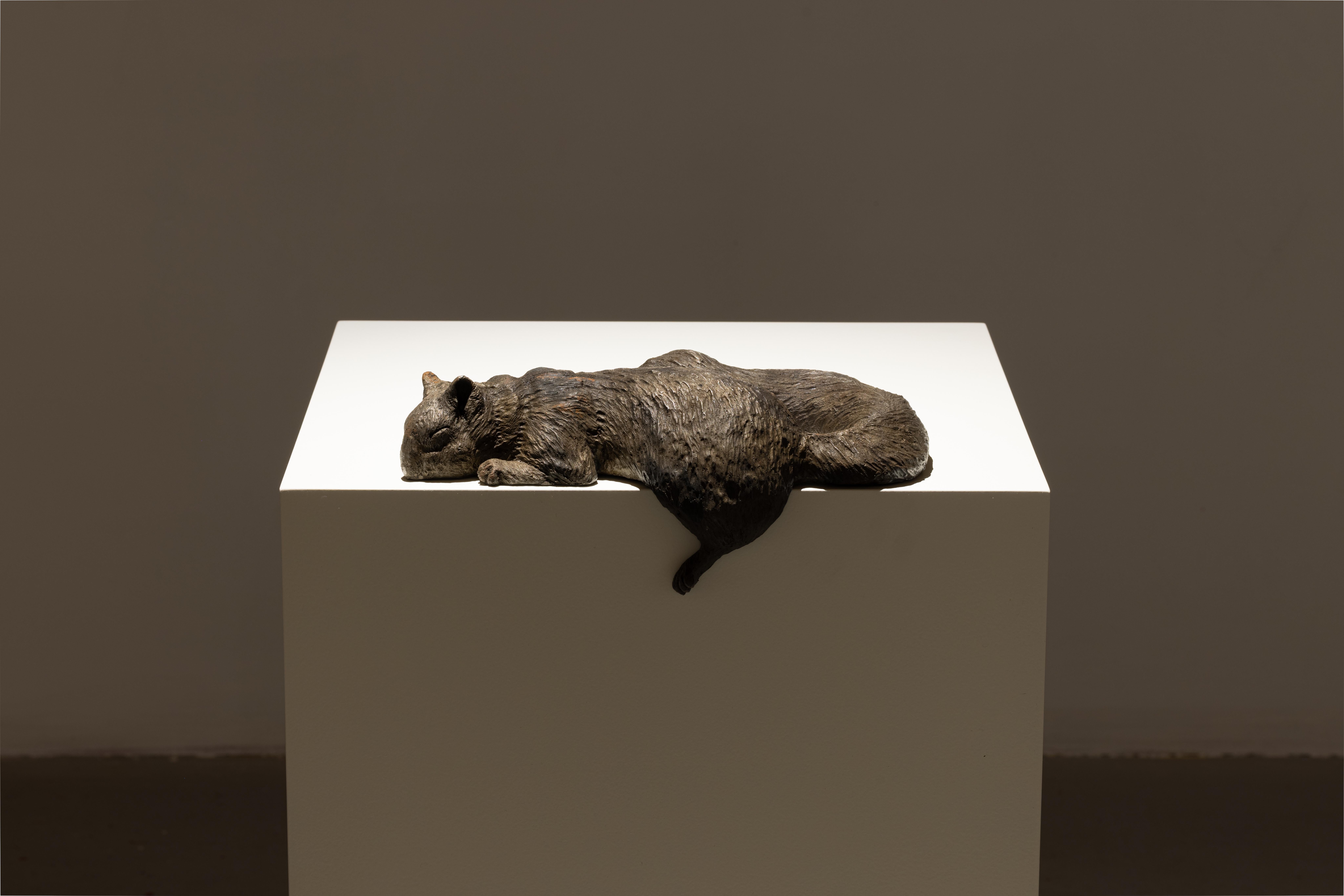 Iron Squirrel - Sculpture by Brandon Vickerd