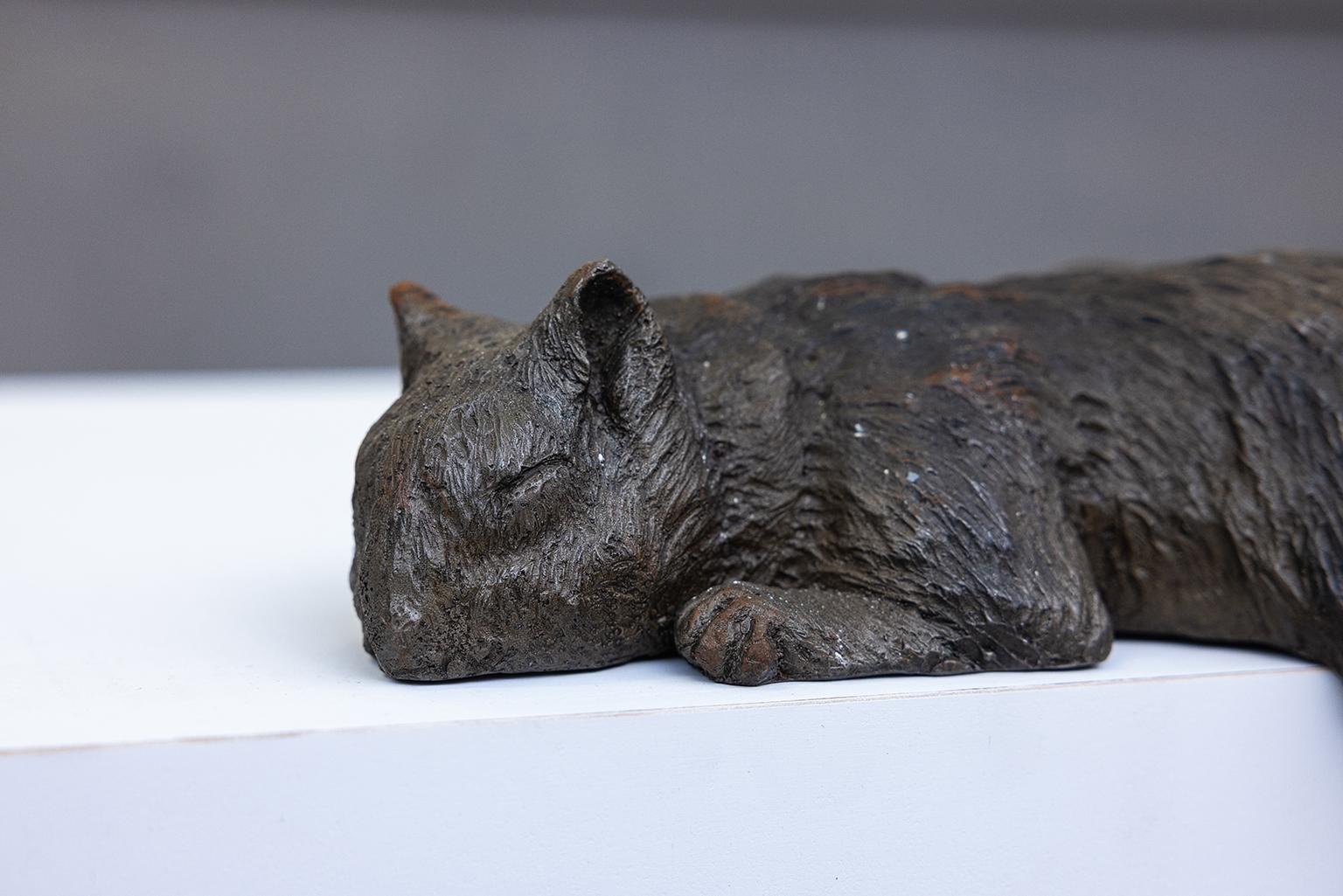 Iron Squirrel - Contemporary Sculpture by Brandon Vickerd