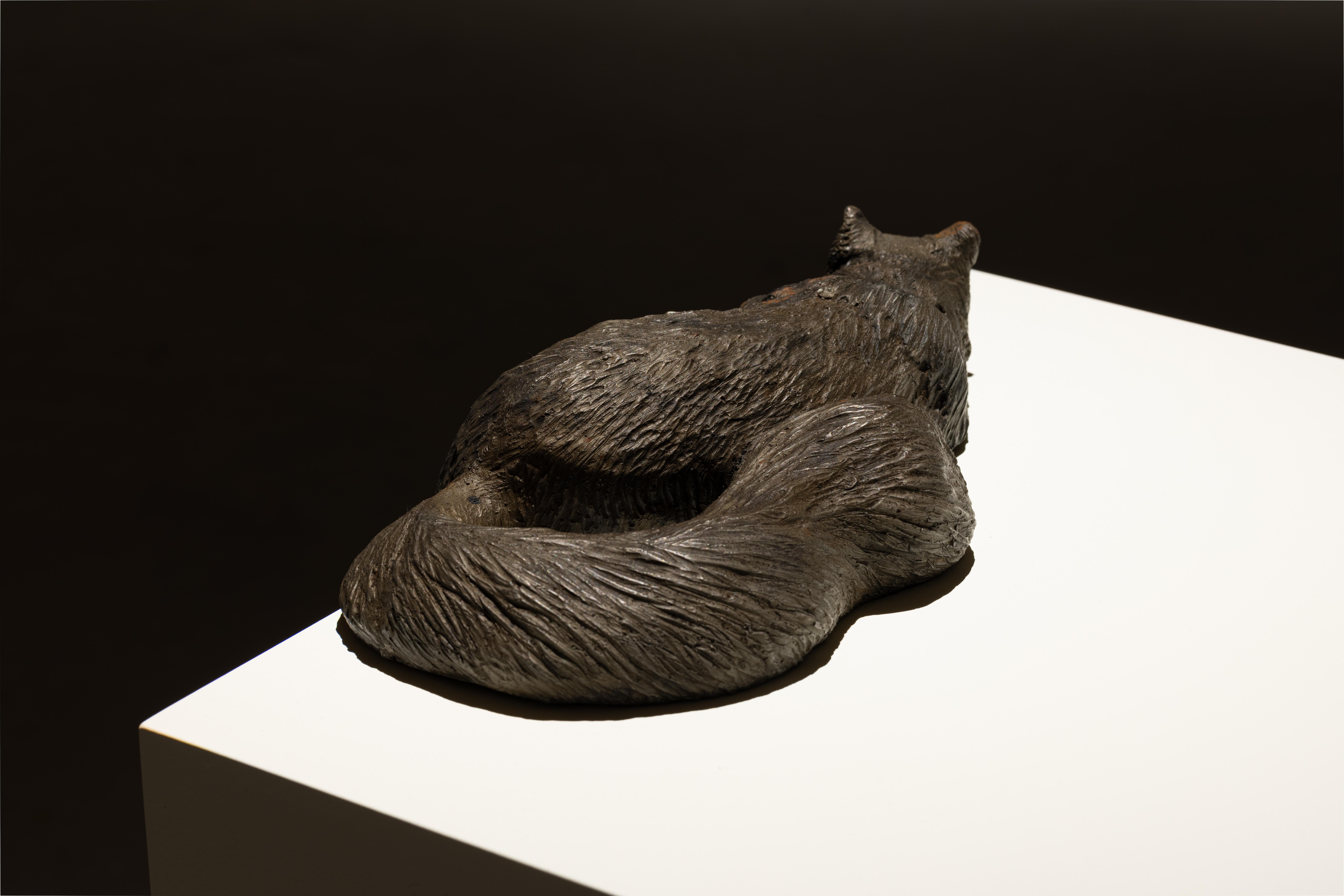 Iron Squirrel - Contemporary Sculpture by Brandon Vickerd