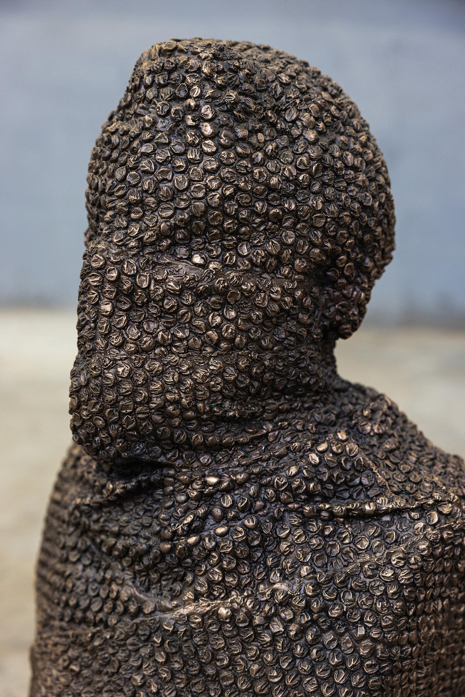 Lee (bubblewrap) - Sculpture by Brandon Vickerd