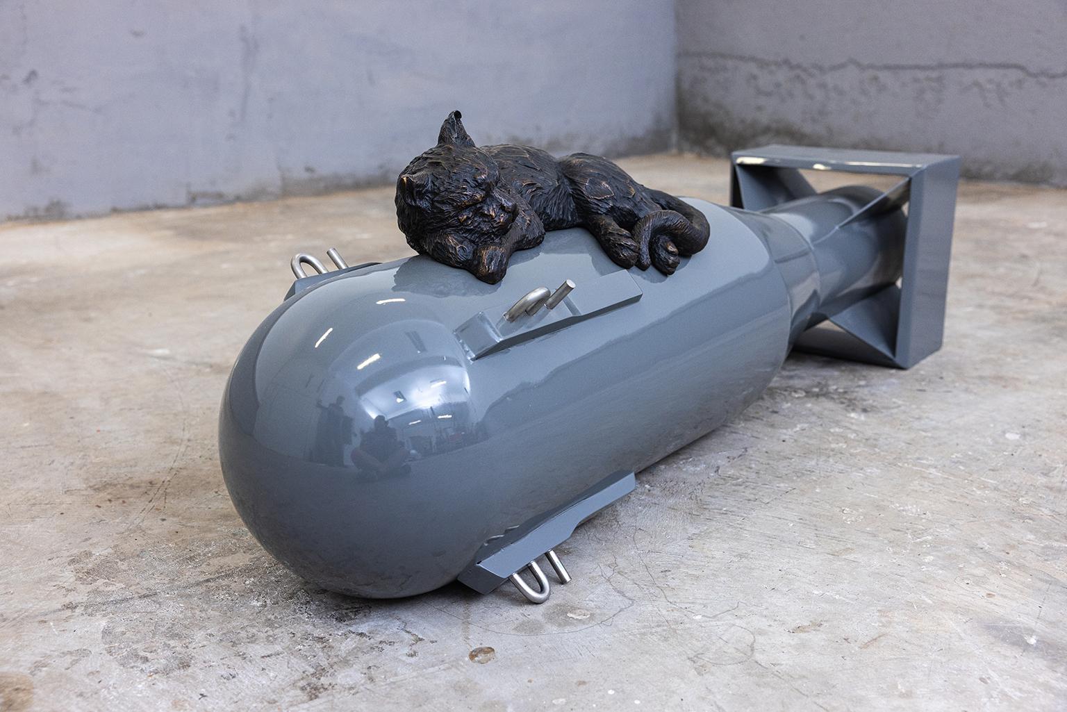 Little Boy - Sculpture by Brandon Vickerd