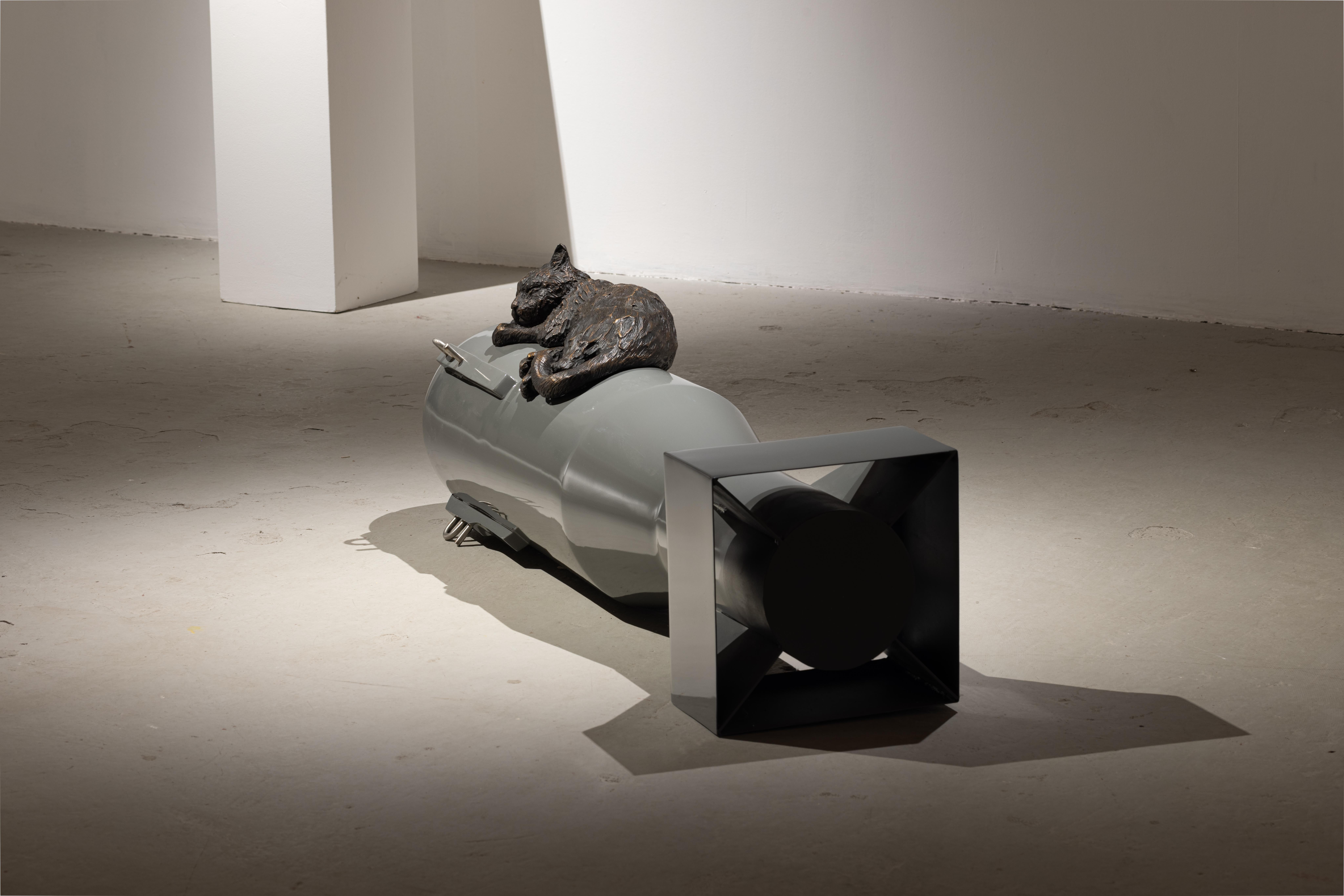 Little Boy - Sculpture by Brandon Vickerd