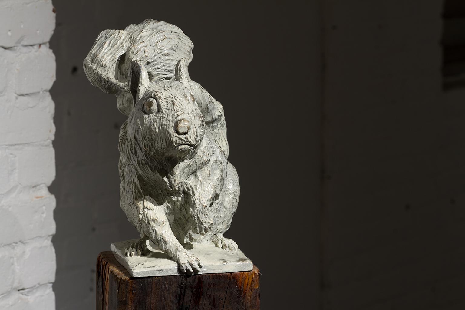 Model for Monument to the White Squirrel - Sculpture by Brandon Vickerd