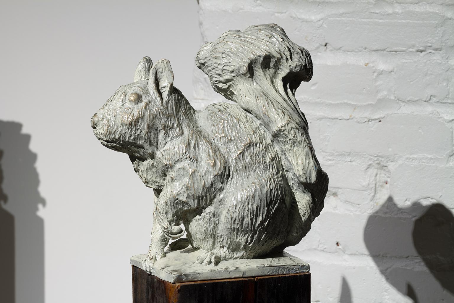 Brandon Vickerd Figurative Sculpture - Model for Monument to the White Squirrel