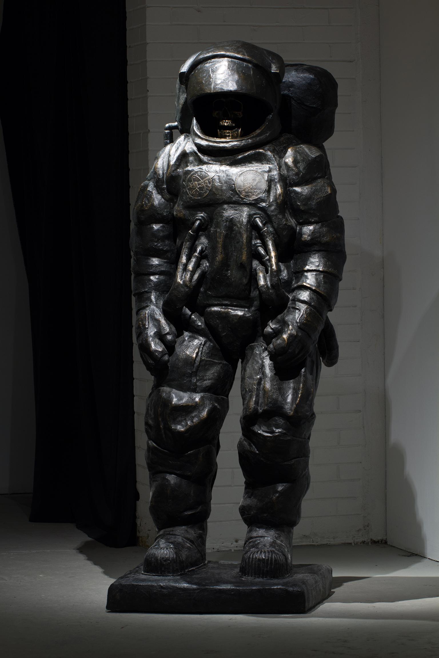 astronaut statue