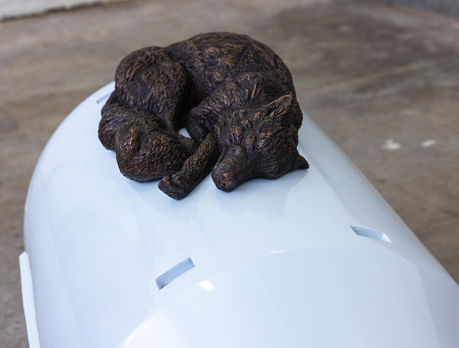 I am interested in how we collectively construct history through artifacts such as monuments and portrait bust. These devices are tools for constructing dominant historical narratives that are often accepted as truths, when in fact they are highly