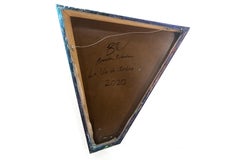 LA VIE DE SIRéNE - Geometric Wall Hanging/Sculpture in Acrylic & Wood Panel