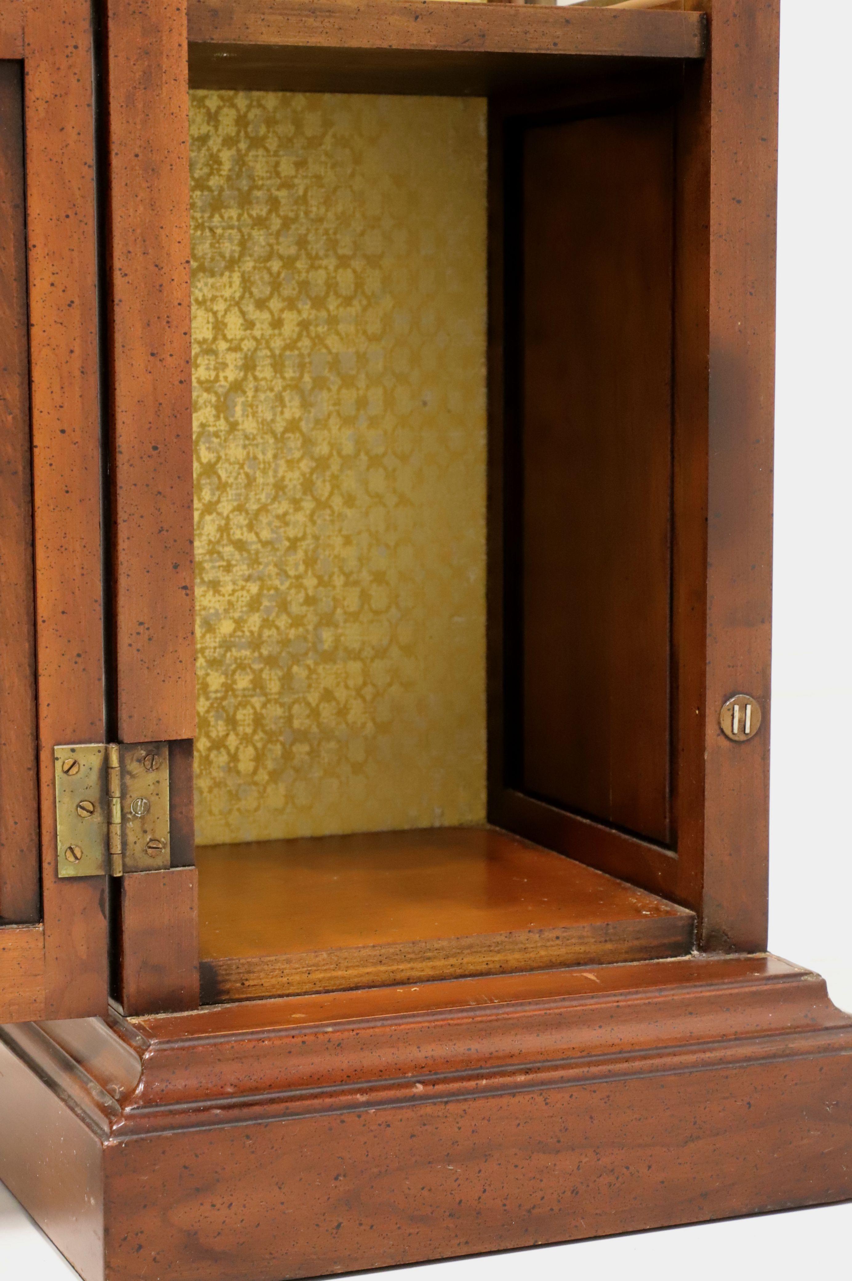 BRANDT Cherry Chippendale Diminutive Curio Cabinet 6