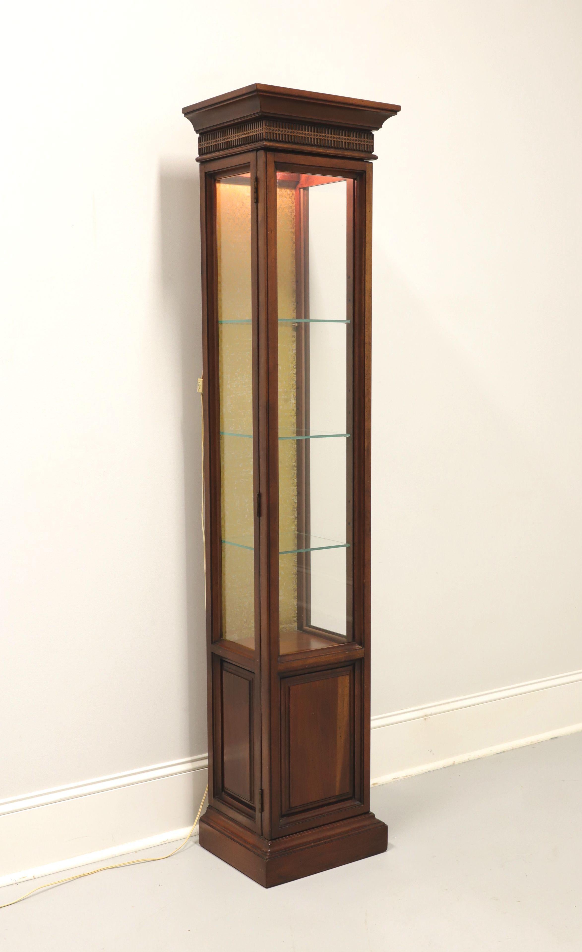 BRANDT Cherry Chippendale Diminutive Curio Cabinet 9