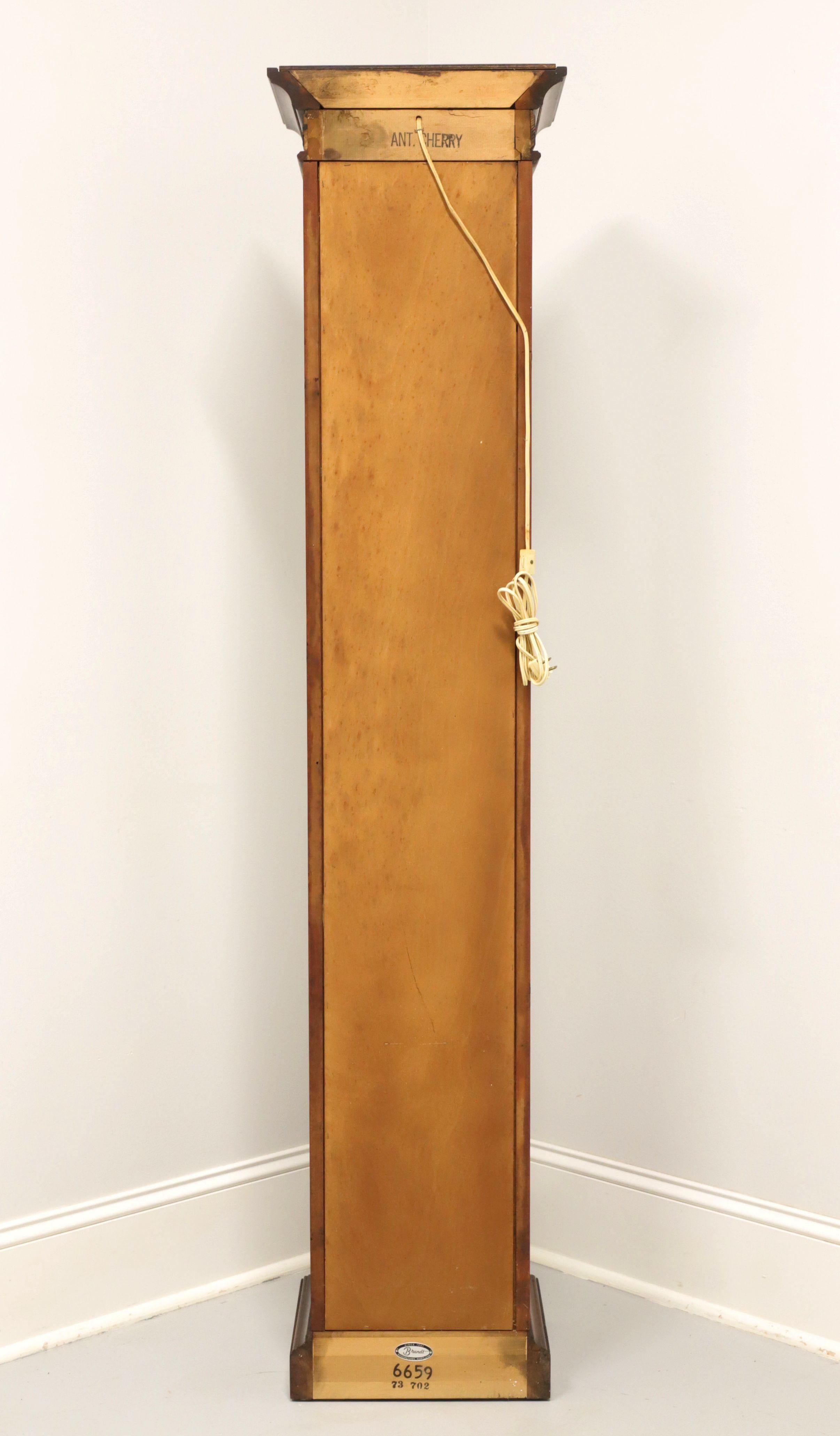 Brass BRANDT Cherry Chippendale Diminutive Curio Cabinet