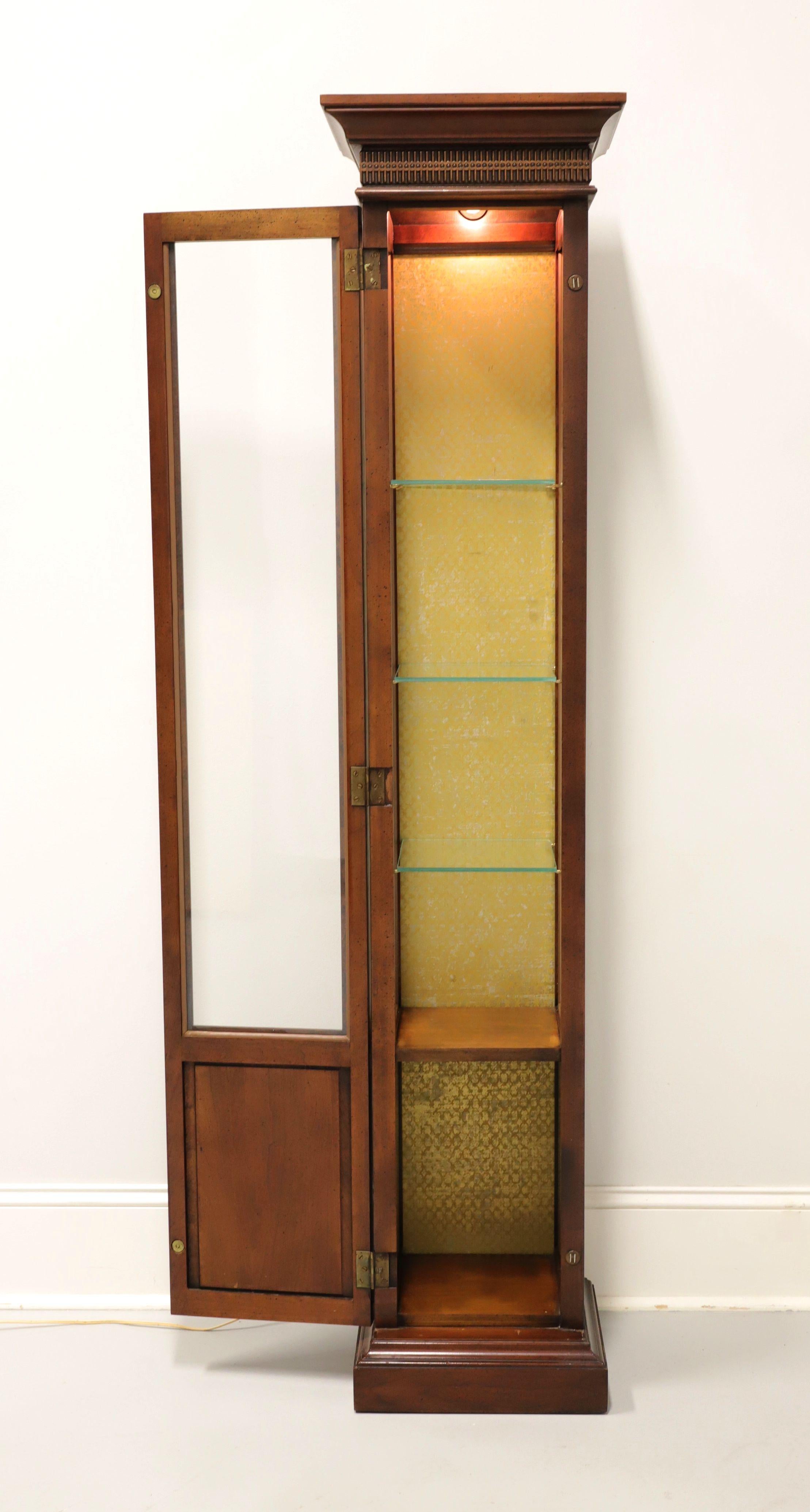 BRANDT Cherry Chippendale Diminutive Curio Cabinet 1