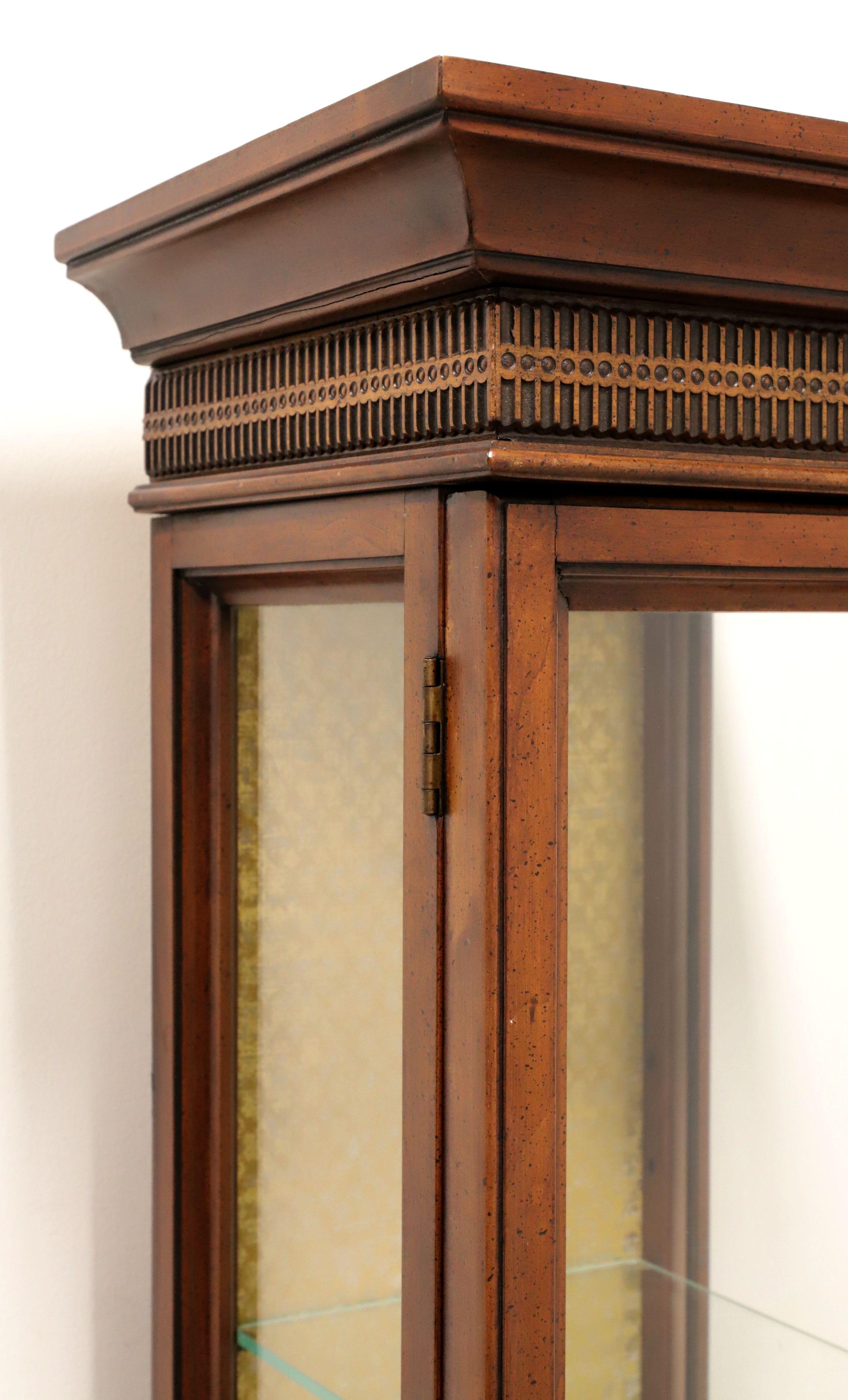 BRANDT Cherry Chippendale Diminutive Curio Cabinet 2