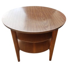 Brandt Furniture 3 Tier Formica and Walnut Center / Cocktail Table, circa 1960s