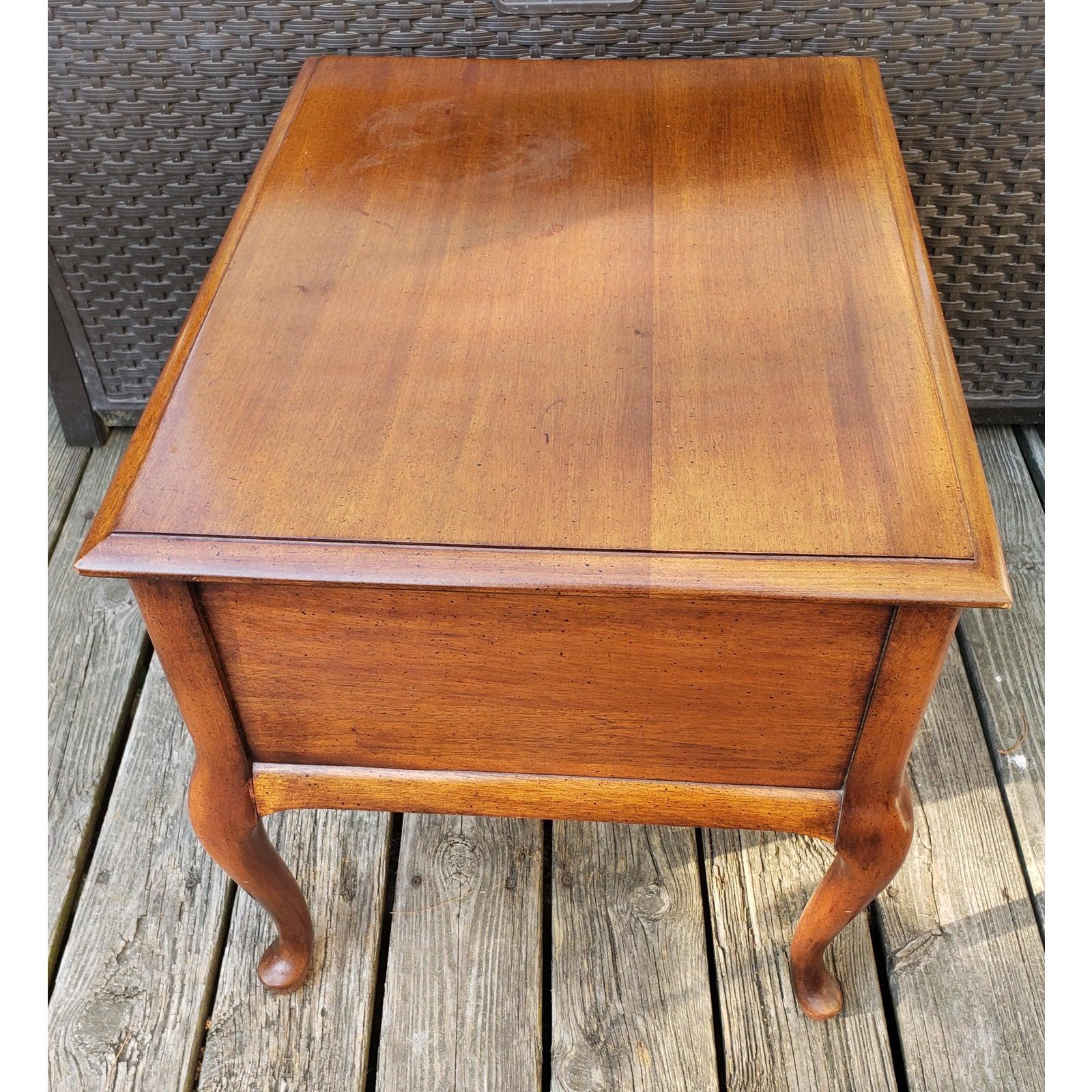Woodwork Brandt Furniture Mid-Century Modern Walnut Nightstand For Sale
