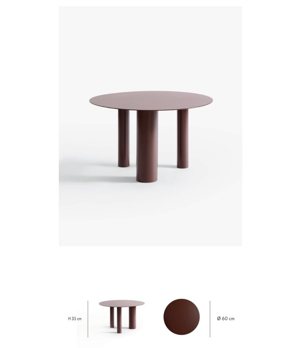 Ukrainien Table basse Brandt CS2 en acier peint par Noom en vente