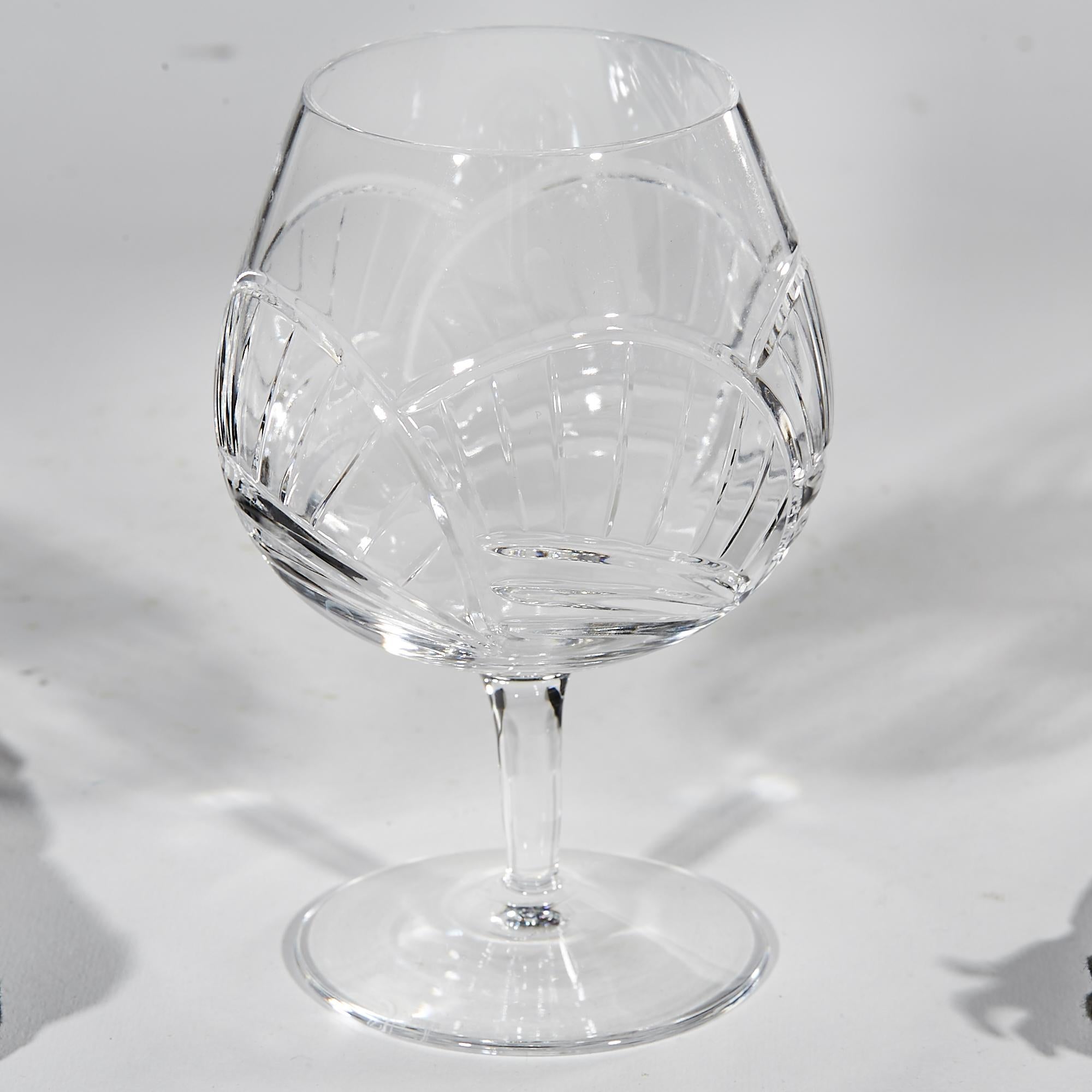 20th Century Brandy Snifters by Rogaska Crystal, Pair For Sale