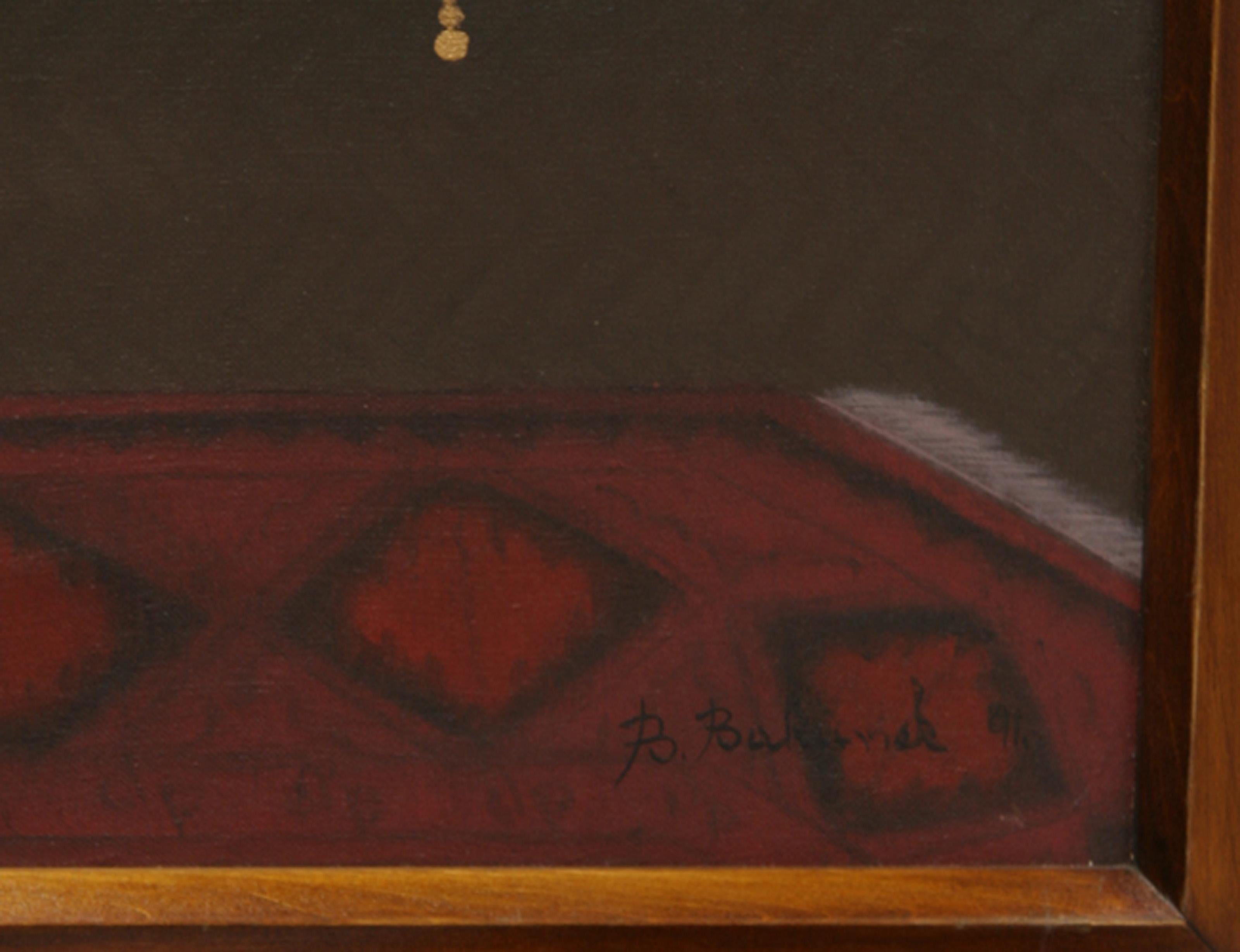 Resting - II, Öl auf Leinwand von Branko Bahunek im Angebot 1