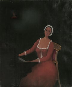 Le Pianiste, huile sur toile de Branko Bahunek