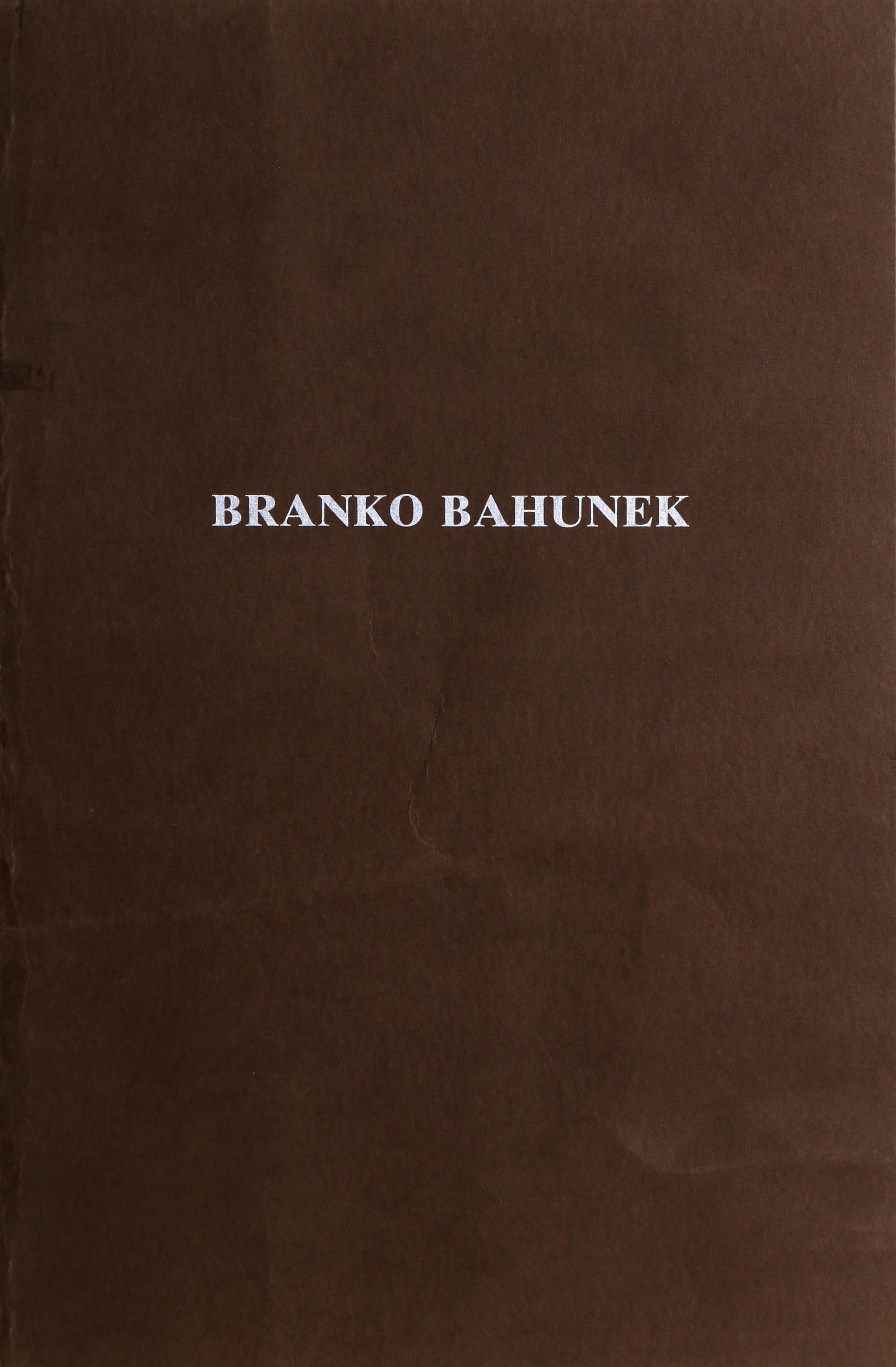 Activities Portfolio, Three Etchings on handcut paper by Branko Bahunek For Sale 1