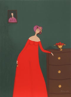 Woman with Apples de Branko Bahunek