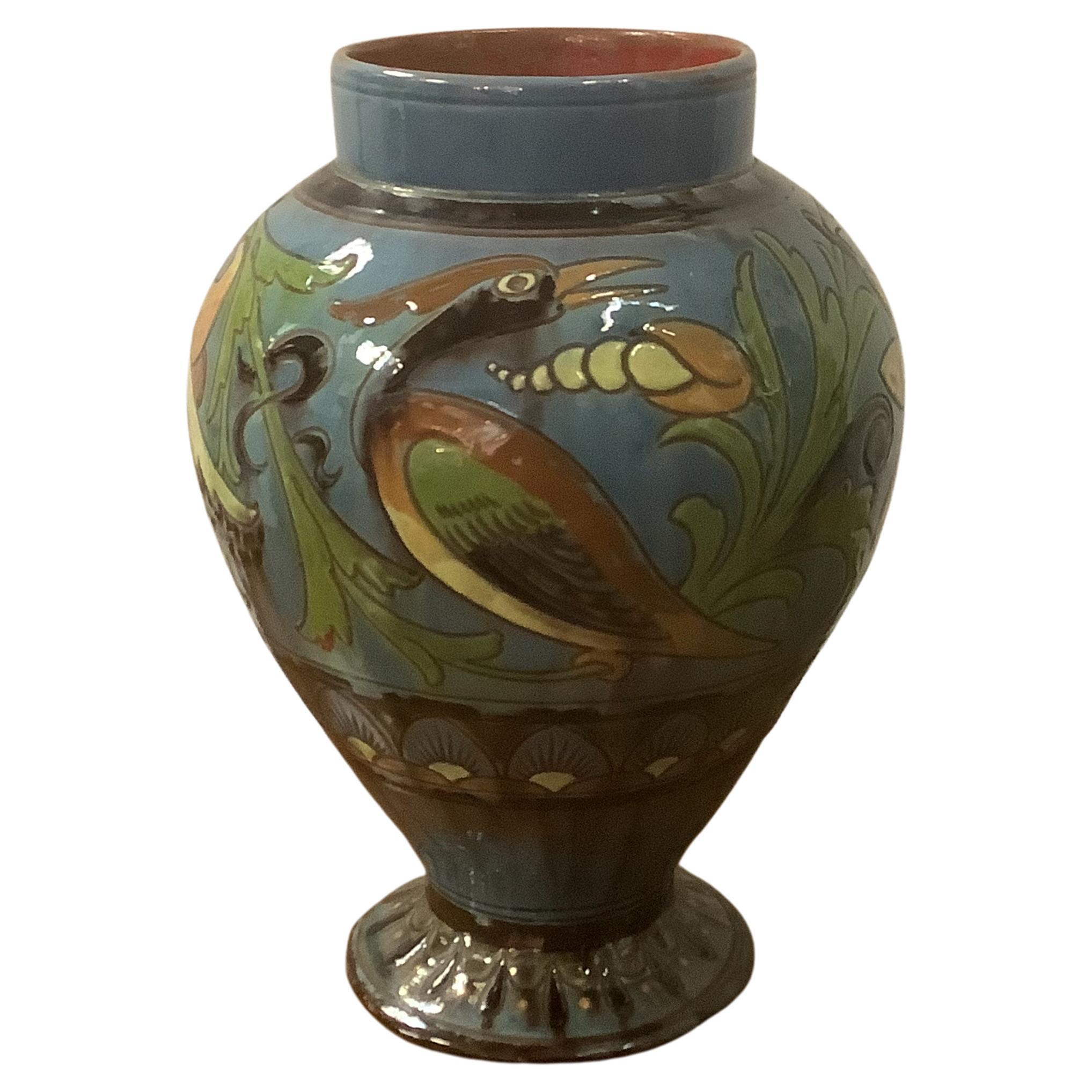 Brannam Pottery Vase For Sale
