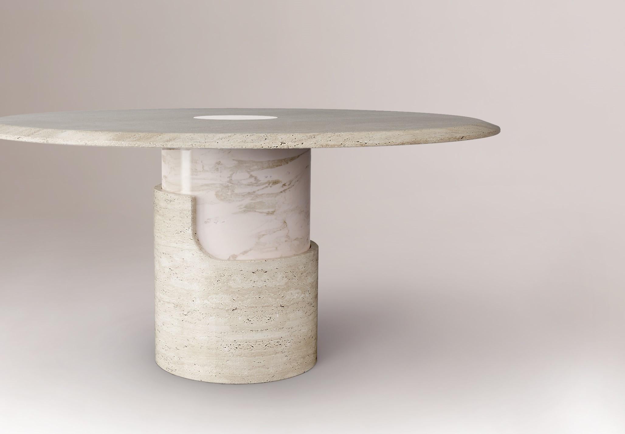 Moderne Braque 120 Table de salle à manger contemporaine par DOOQ en vente