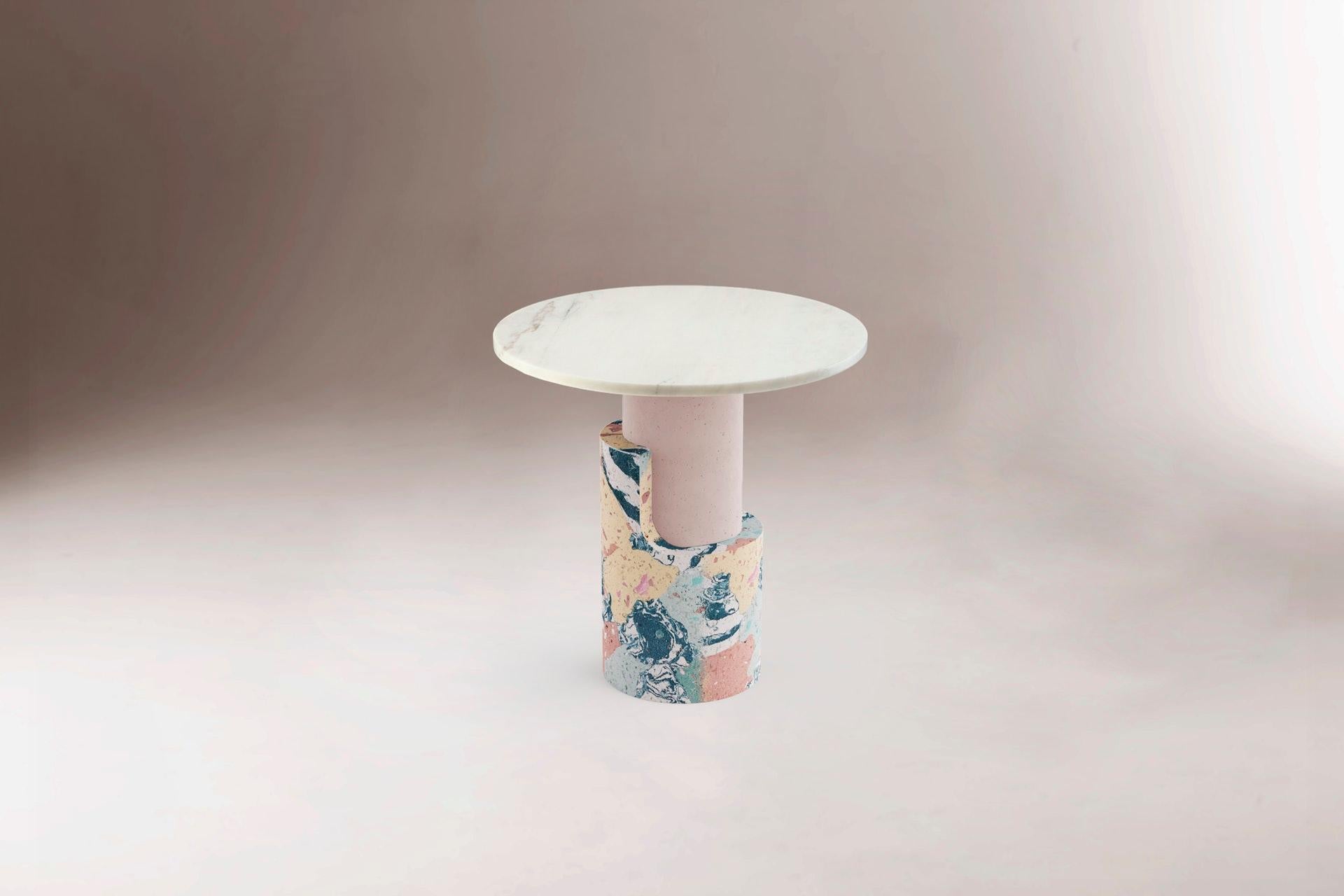 Braque Contemporary marble side table by Dooq
Dimensions: W 60 x D 60 x H 55 cm
Materials: Entirely hand made in marble

Product
The Braque Side Table is an elegant and slick side table created by Dooq. Braque is entirely hand made in marble,