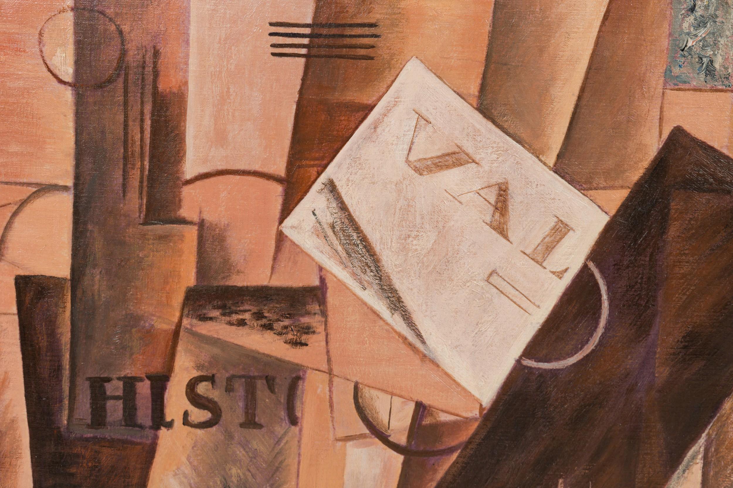 Hand-Painted Braque 