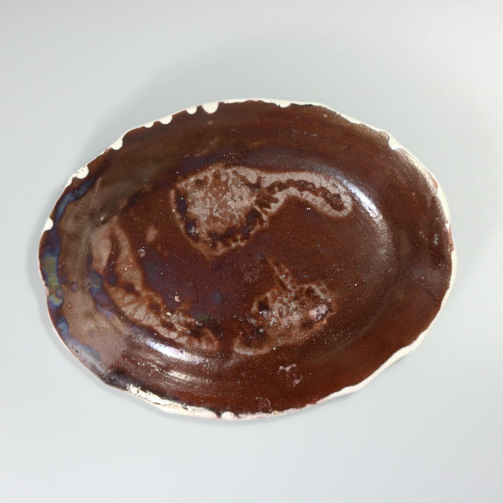 Brard French Palissy Majolica Wall Platter with Fish 6